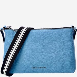 MARC JACOBS The Cosmo Leather Crossbody Bag in Blue Heaven